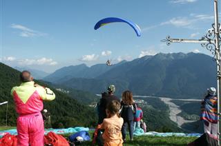 Volo con il parapendio